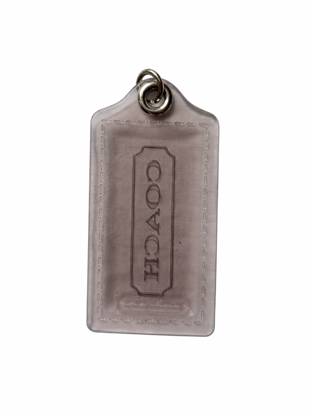 Coach Poppy Clear Tag